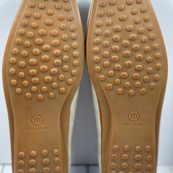 Manu Suede Gray Women Loafers Size 6.5 (23.0 cm) - Picture 8 of 10